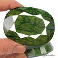 740 Ct Natural Green Brazilian Emerald Oval Cut Faceted Earth Mined Huge Gems