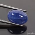 Violet Blue Tanzanite Cabochon, 6.90 Cts, Unheated Gemstone for Ring~ Certified