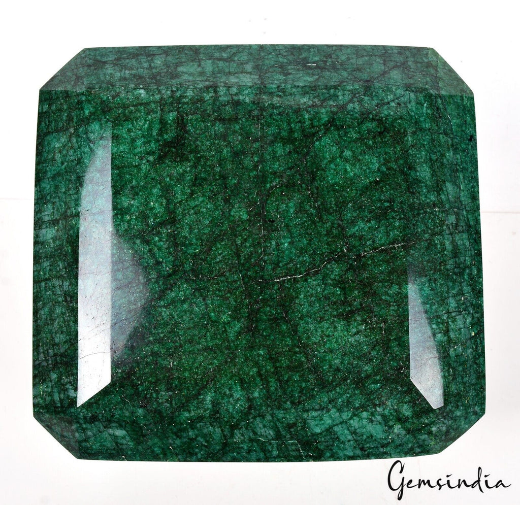 Emerald Loose Gemstone, Color Enhanced, Green — 7x6.5x4.6 Inch, 29450 Ct (5.89 Kg), Brazil