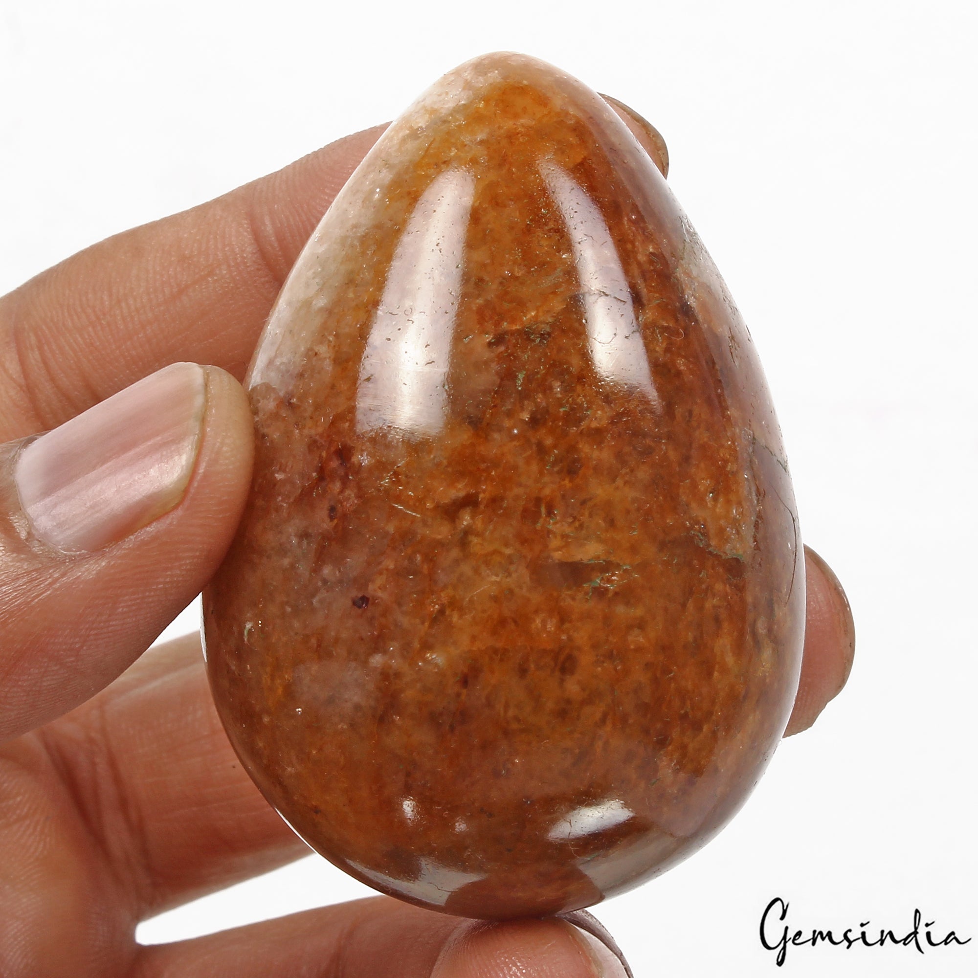 640 Cts Natural Untreated Brown Aventurine Egg Shape Gem Crystal Healing Mineral