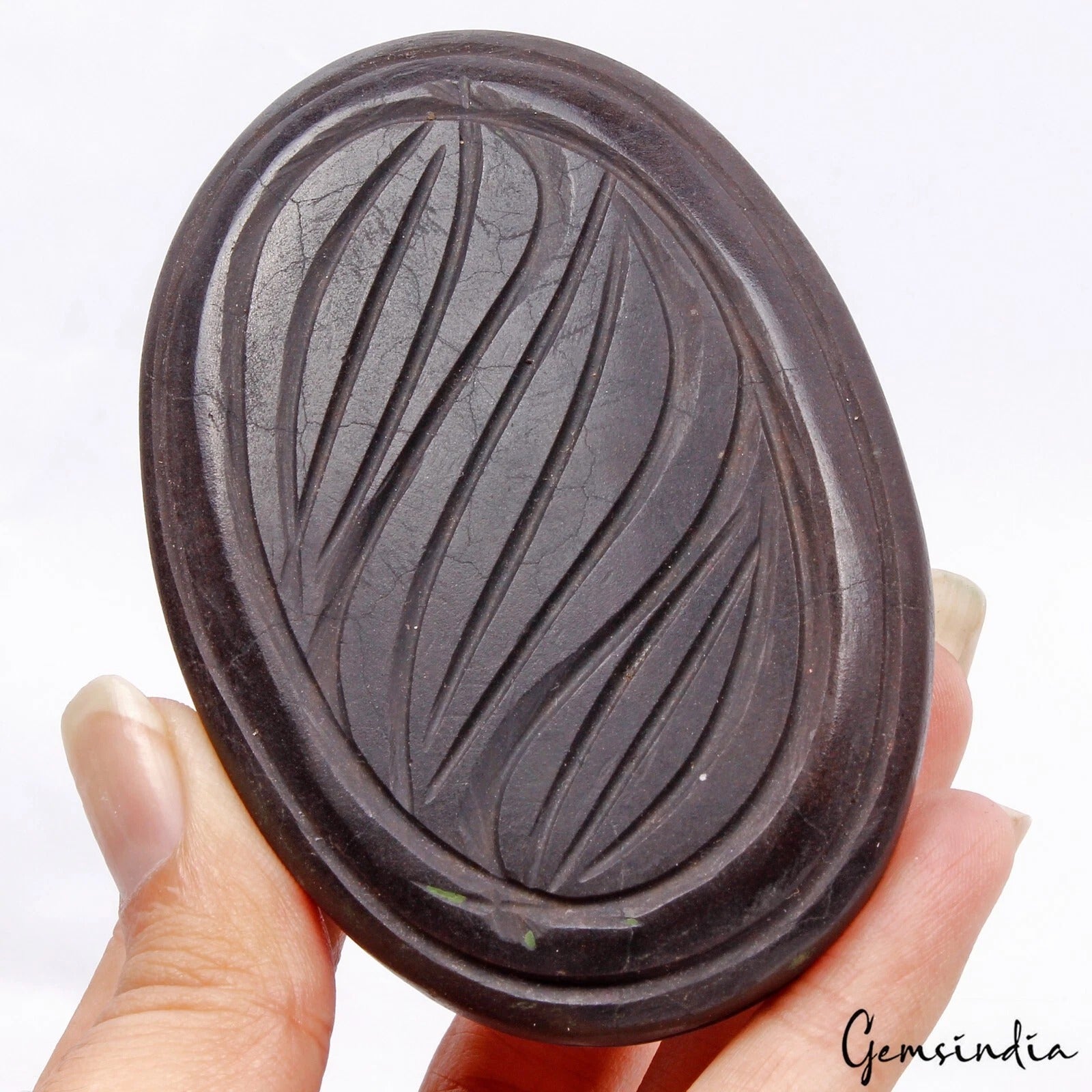 1130 Cts Natural Untreated Brown Agate Oval Floral Hand Carved Loose Huge Gem