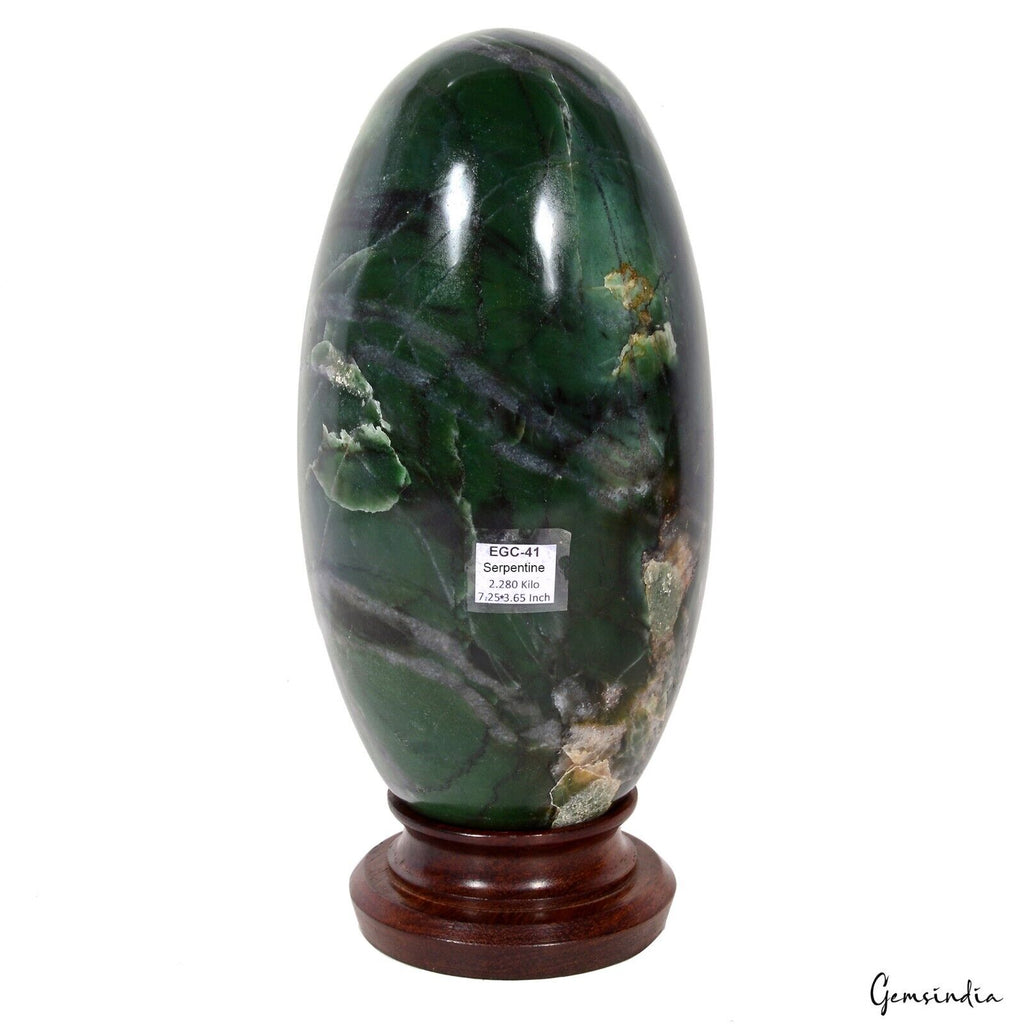 Serpentine Loose Gemstone — 7.25x3.65 Inch, 11400 Ct (2.28 Kg), Madagascar