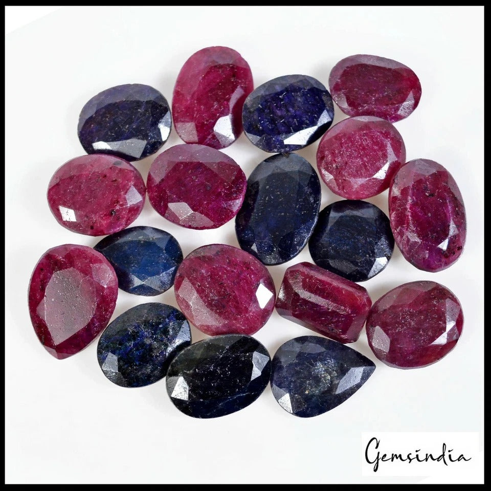 Ruby Lot, Loose Gemstone — 18 Pieces, 17mm to 24mm, 500 Ct