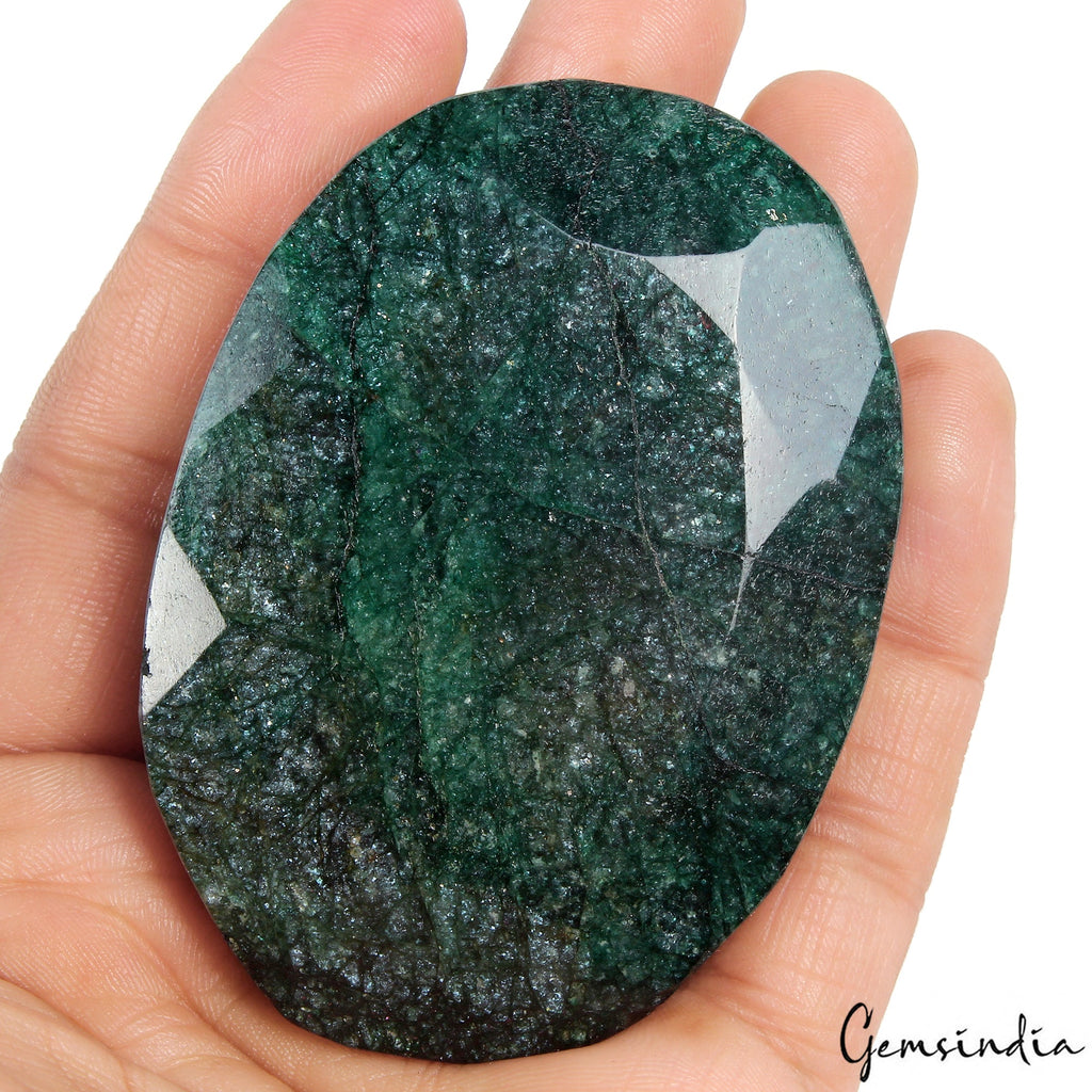 660 Ct Natural Green Brazilian Emerald Oval Cut Huge Museum Size Loose Gemstone