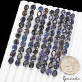 Certified 220 Cts/90 Pcs Natural Blue Sapphire Oval Cut Loose Gems For Jewelry