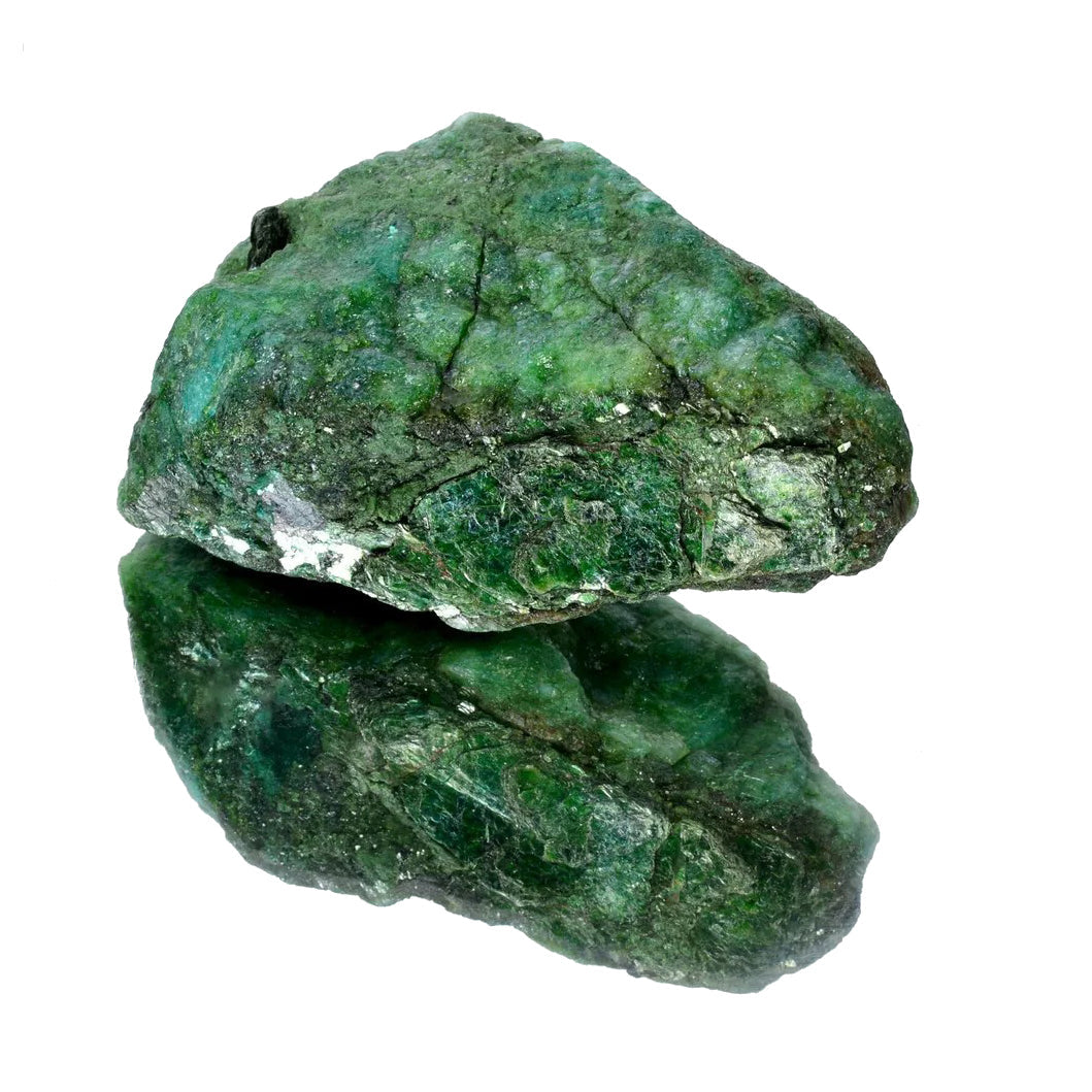 3400 Ct. Natural Brazilian Green Emerald Uncut Freeform Rough Gemstone Specimen