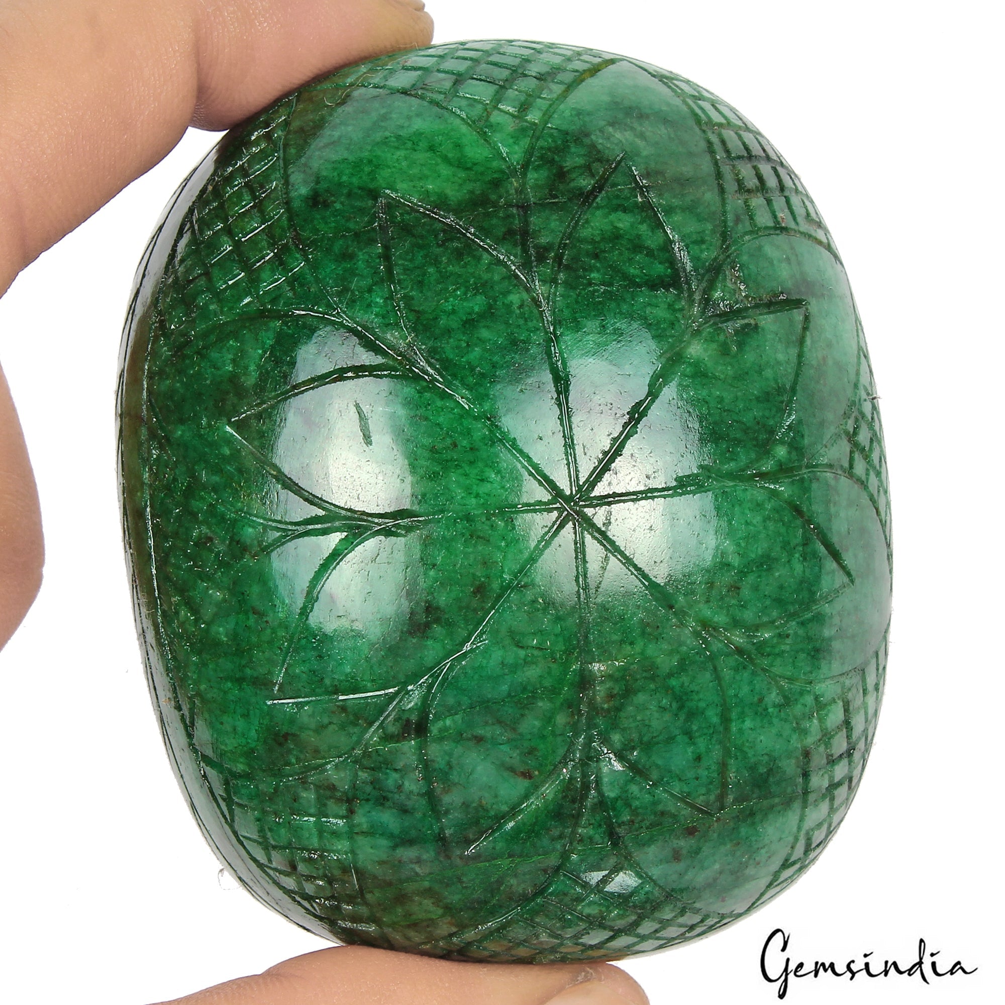 1520 Ct Natural Green Zambian Emerald Oval Cut Earth Mined Huge Loose Gemstone