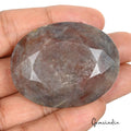 350 Cts Natural Untreated Brown Blue Sapphire Oval Huge Loose Earth mined Gem