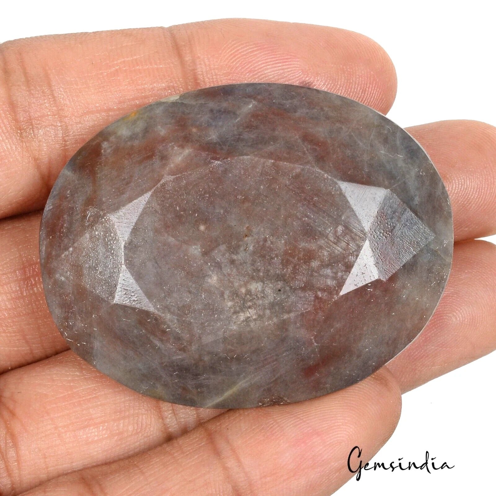 350 Cts Natural Untreated Brown Blue Sapphire Oval Huge Loose Earth mined Gem