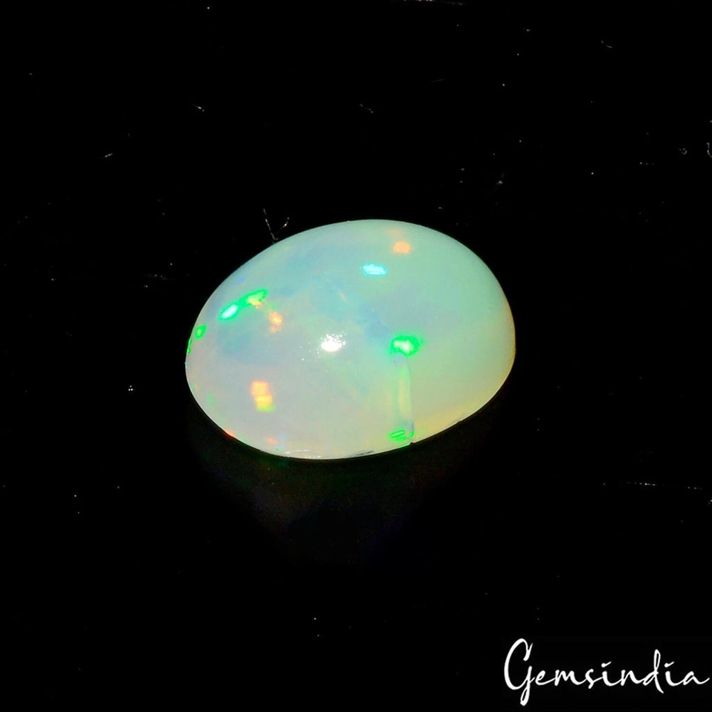 2.10 Cts. Natural Welo Fire Ethiopian Opal Oval Cab Loose Certified Gemstones