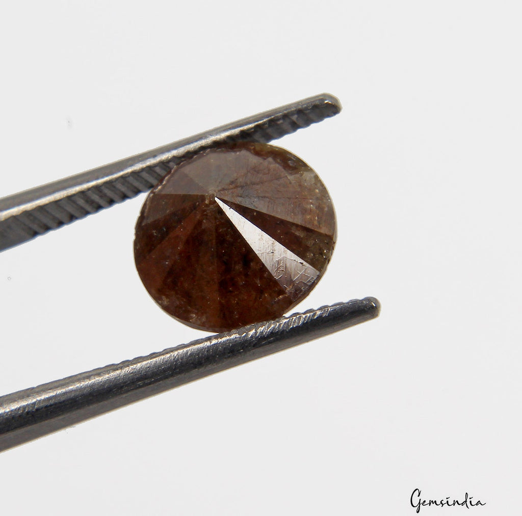 2.52 Ct Natural Salt and Pepper Brown Diamond – Rare Round Shape Loose Diamond