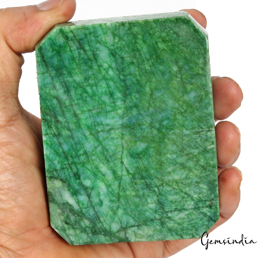 3920 Cts Natural Brazilian Emerald Octagon Cut Carving Earth mined Huge Size Gem