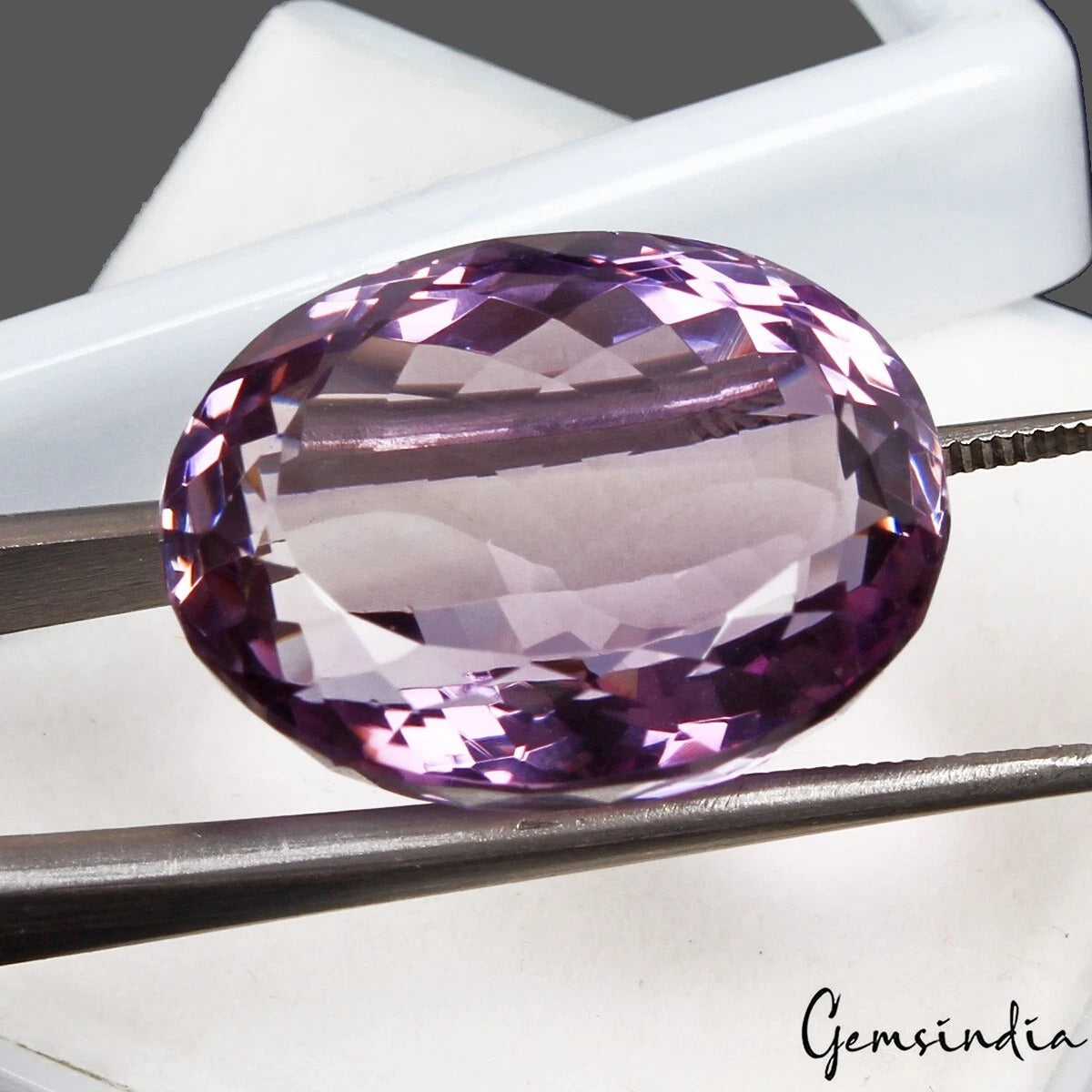 Natural AAA Purple Amethyst 27.90Ct Oval Loose Untreated Jewelry Making Gemstone