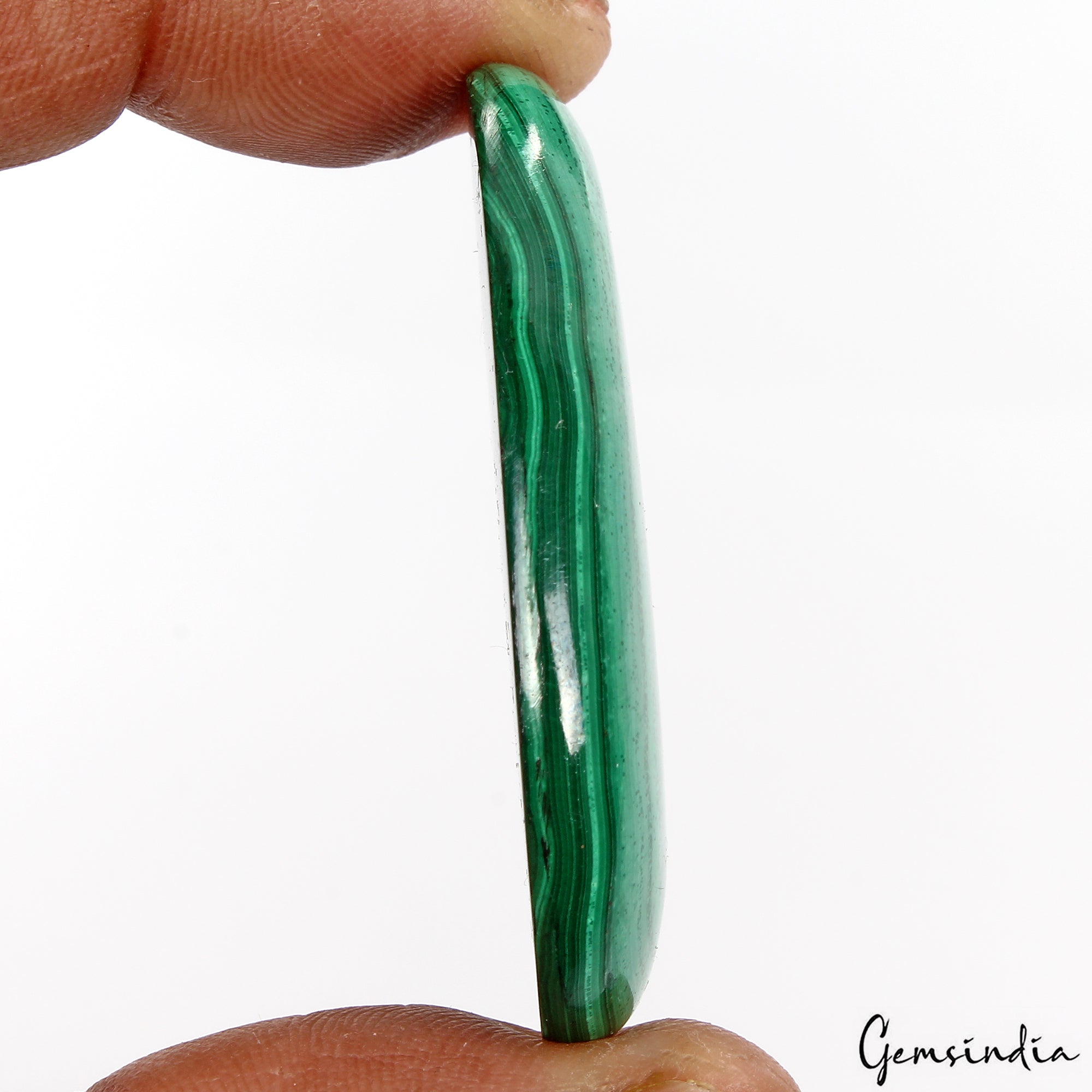 137 Ct Natural Untreated Green Malachite Oval Loose Artistic Bee Gem For Pendant