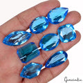 Topaz Lot, Loose Gemstone, Blue — 8 Pieces, 19mm to 33mm, 176.80 Ct