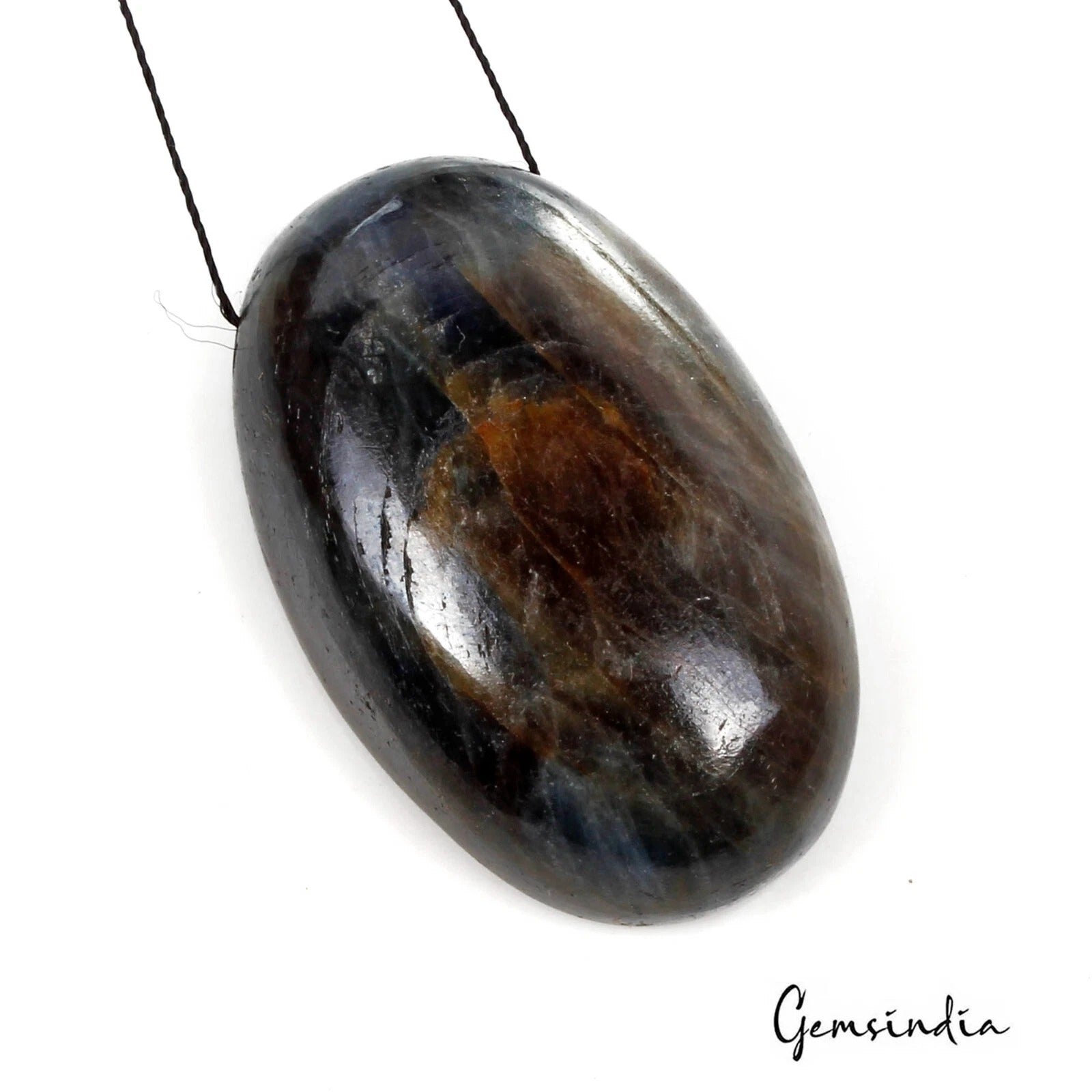 Certified 200 Cts Natural Untreated Blue Sapphire Oval Bead/Briolette Loose Gem