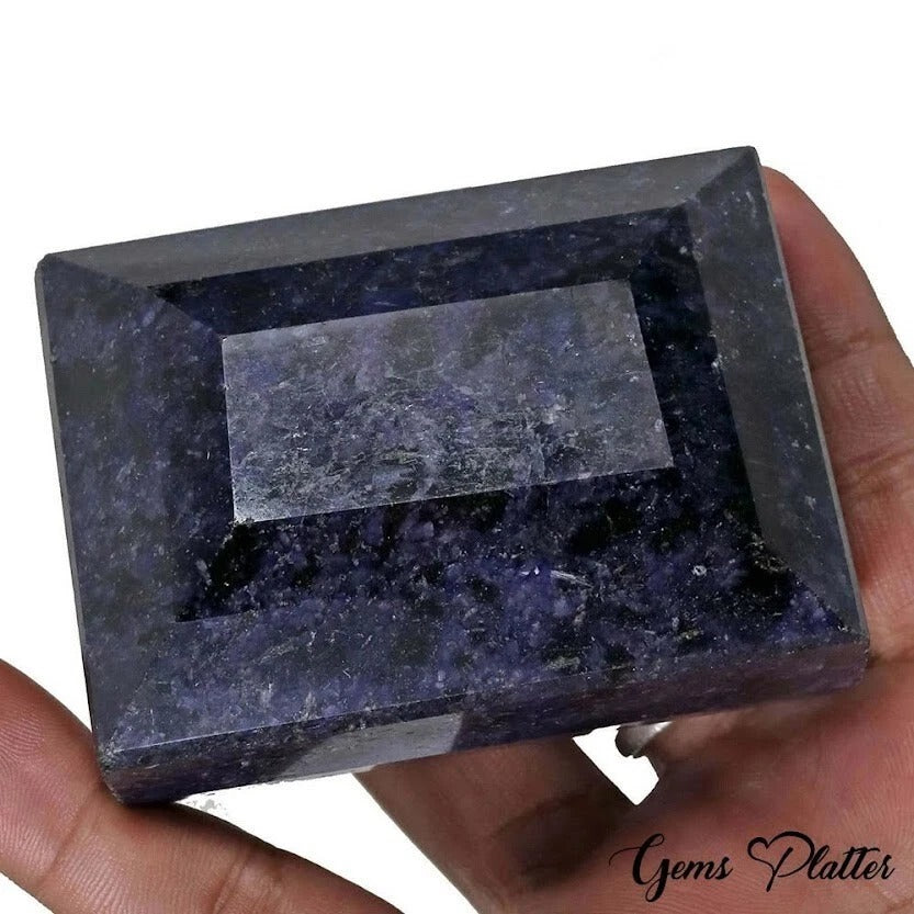 Blue Sapphire Loose Gemstone, Color Enhanced — 74x55x44 mm, 2260 Ct, Africa