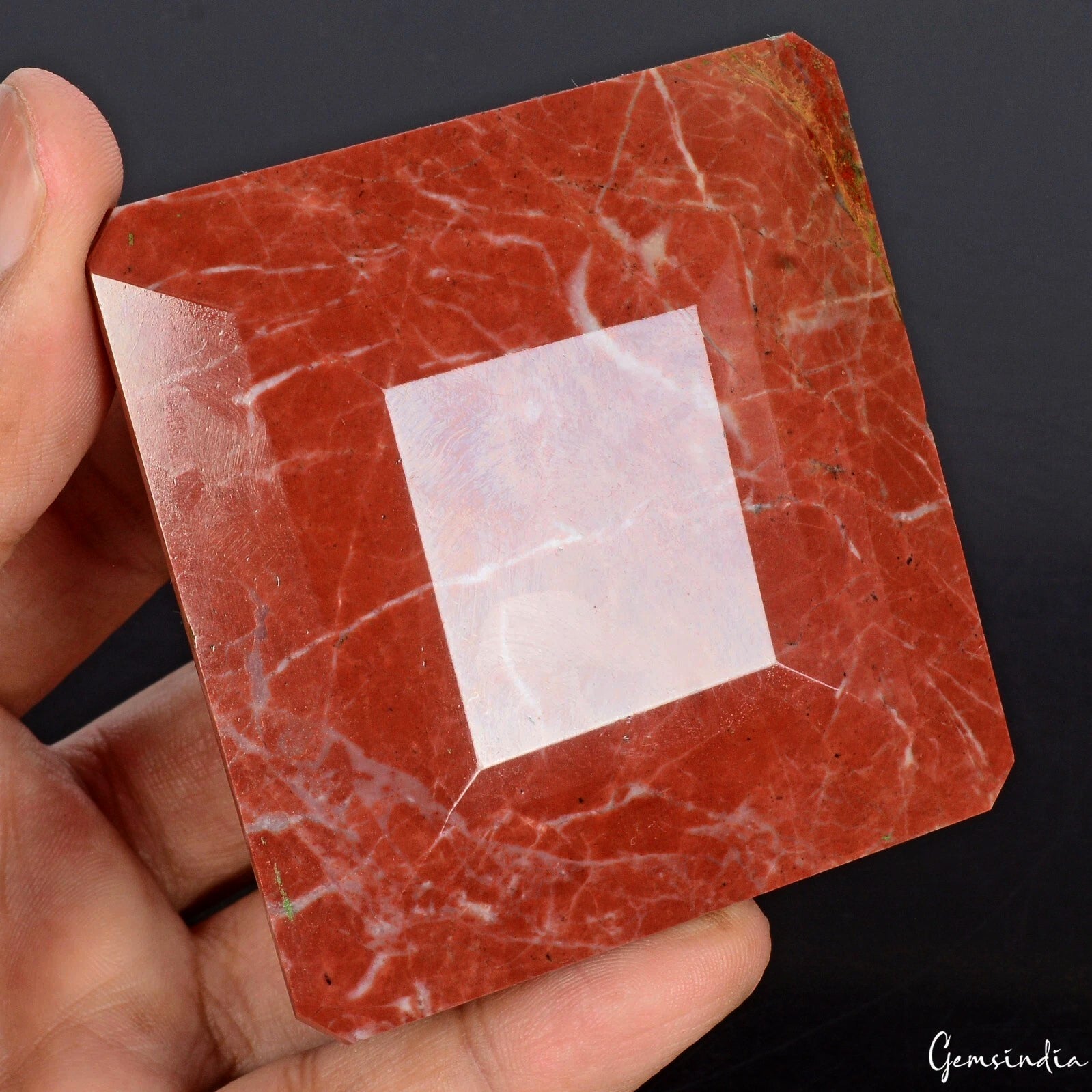 1500 Cts Natural Untreated Red Jasper Octagon Cut Huge Size Loose Earthmined Gem