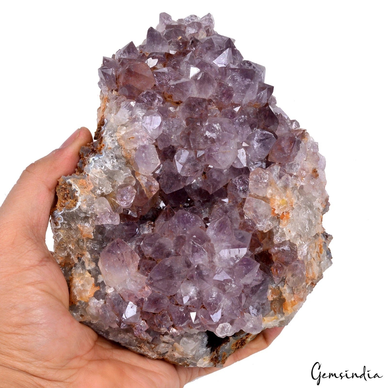 1.44 Kilo Natural Amethyst Loose Gemstone Geode Uncut Raw Rough Crystal Specimen