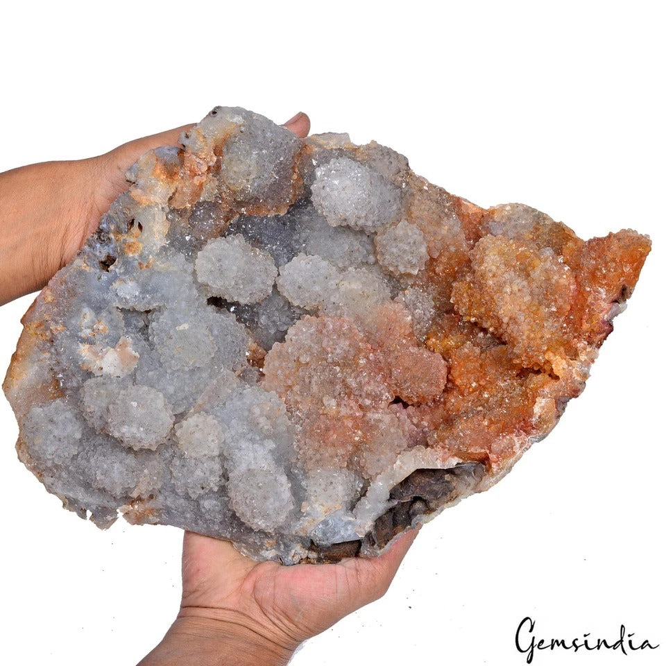 3.57Kilo Natural Amethyst Quartz Geode - 12x8" Huge Raw Gemstone Cluster Display