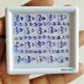 Tanzanite Lot, Loose Gemstone, Untreated, Blue — 96 Pieces, 4x3mm, 15.30 Ct