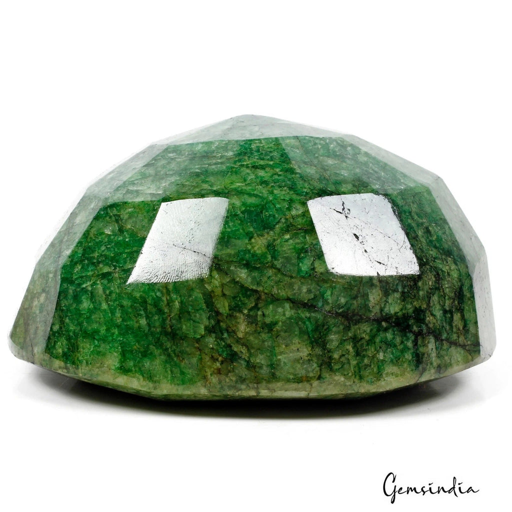 Natural Emerald 5000 Ct Earth Mined Green Oval Cut Loose Gemstone Certified