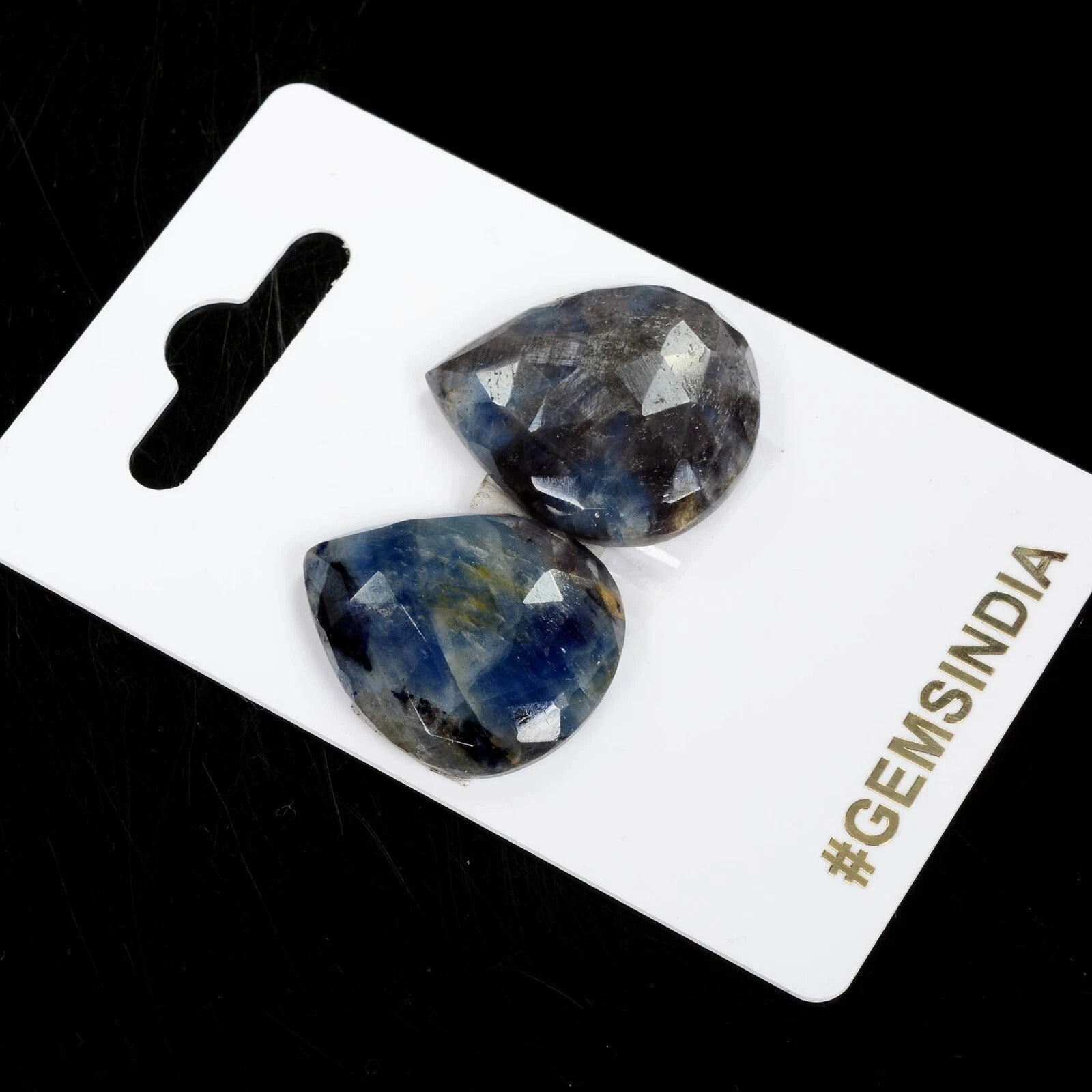 Blue Sapphire Lot, Loose Gemstone — 2 Pieces, 27mm to 28mm, 96.00 Ct