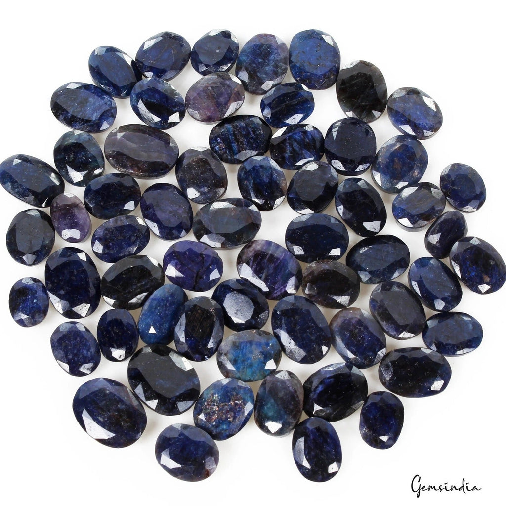 Natural Sapphire 60 Pcs 10-16mm Stunning Blue Ring Size Loose Gemstones 520 Ct