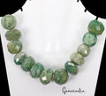 1150 Cts/13 Pcs Natural Brazilian Green Emerald Round Drill Bead Loose Gems Lot