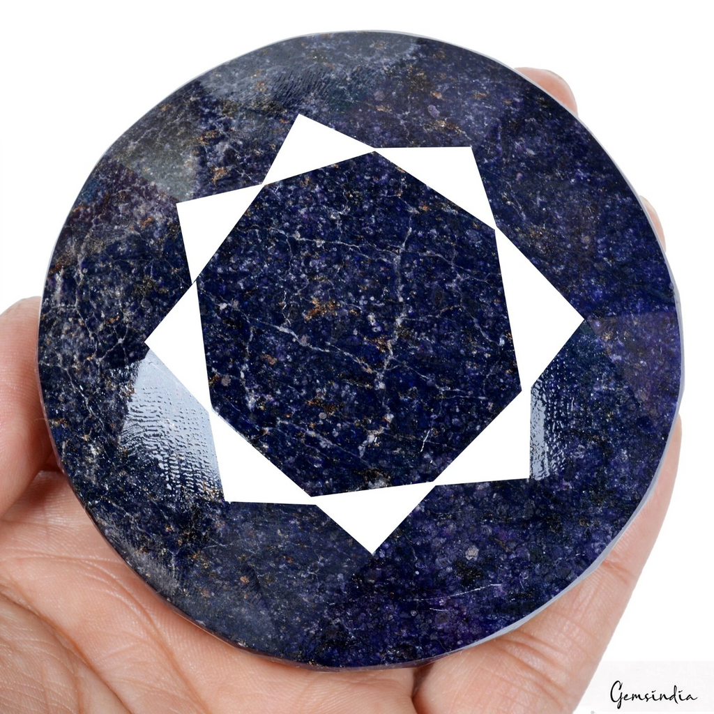 2450 Cts Natural Blue Sapphire Round Cut Huge Earth mined Museum Size Gemstone