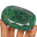 1870 Ct Natural Green Earth Mined Oval Cut Faceted Emerald Museum Size Loose Gem