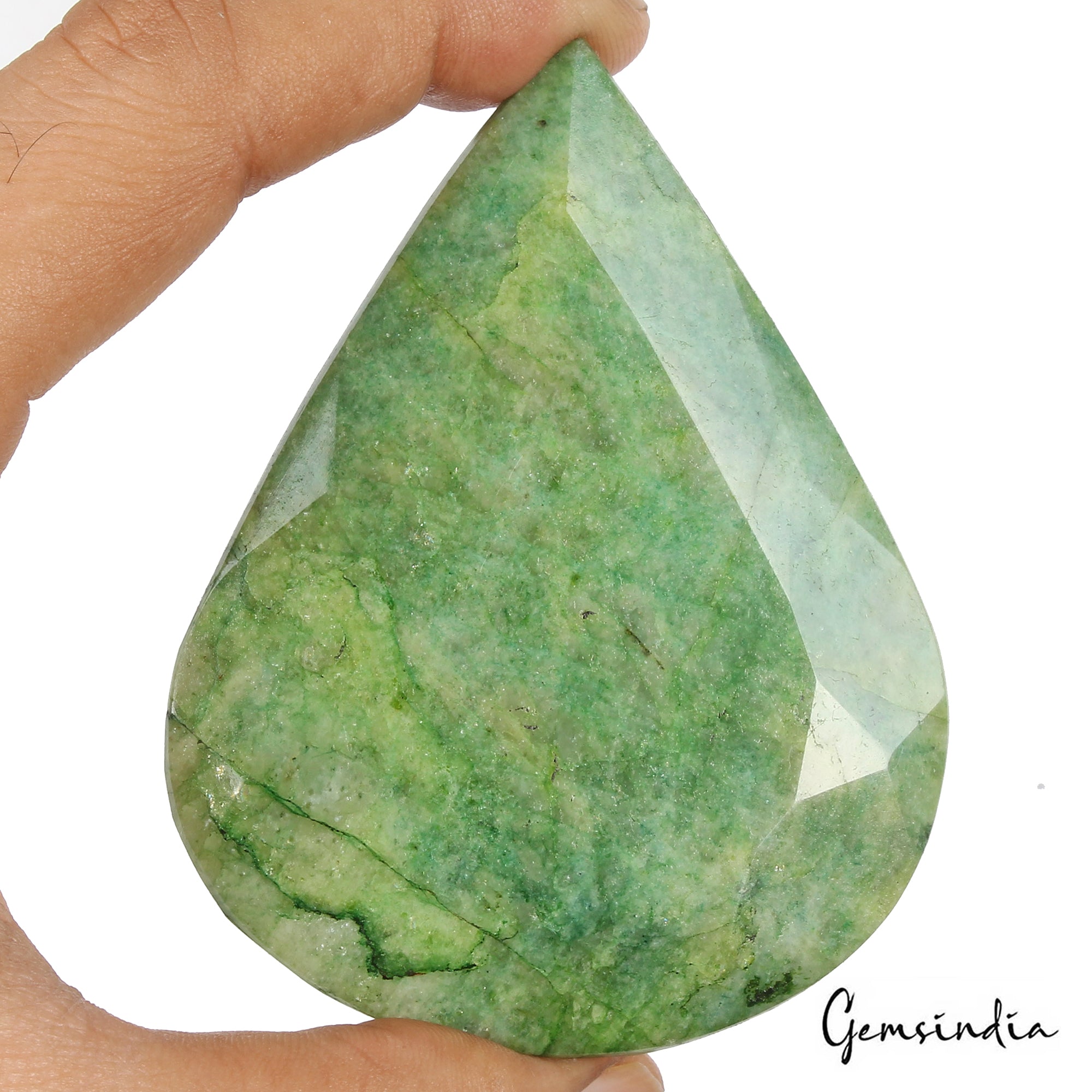 920 Cts Natural Brazilian Green Emerald Pear Faceted Huge Loose Earth Mined Gem