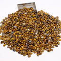 1000 Pcs/ 1 Kilo Natural Tiger's Eye Untreated Oval Cabochon Loose Gemstones Lot