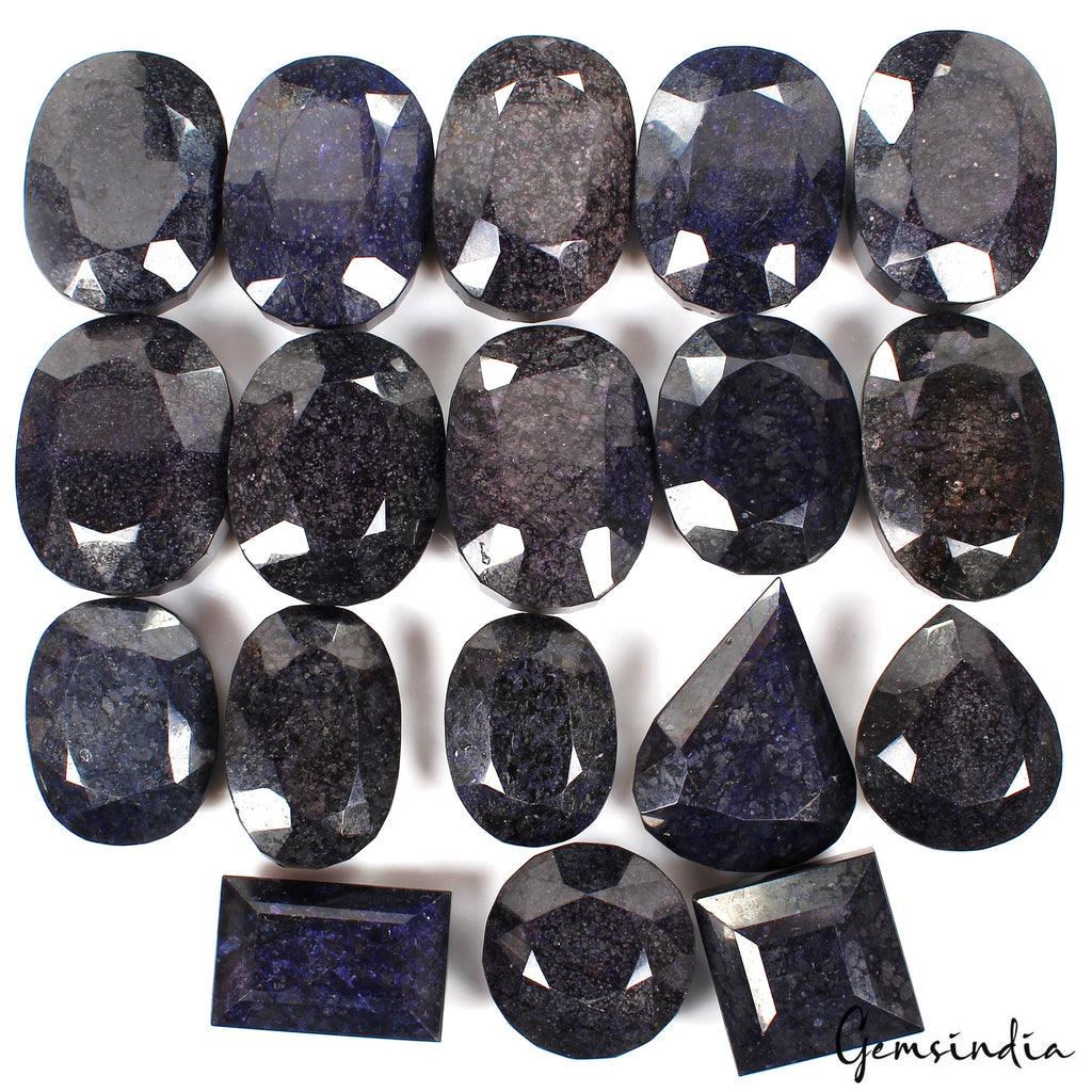 10 Kilo Natural Blue Sapphire Mix Shape Museum Size Loose Gemstones 81-101mm