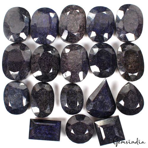 10 Kilo Natural Blue Sapphire Mix Shape Museum Size Loose Gemstones 81-101mm