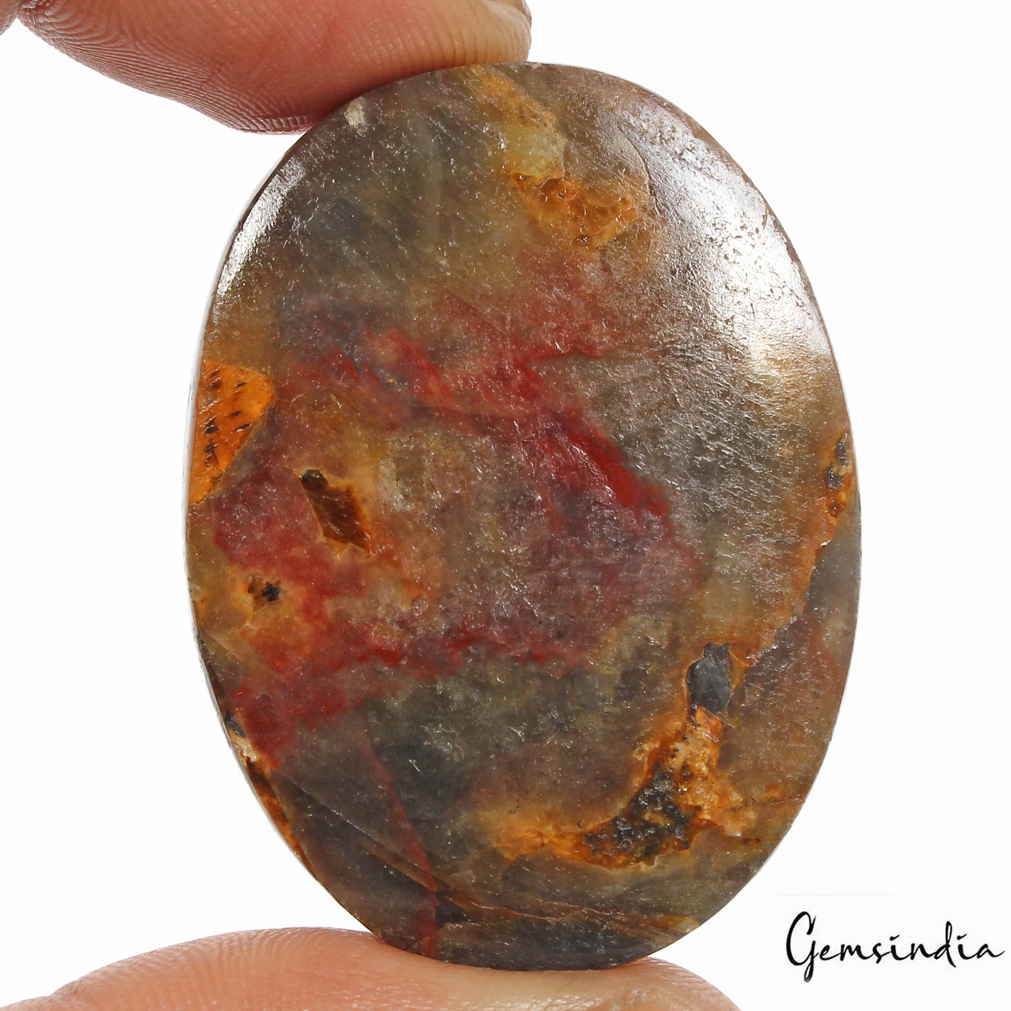 300 Cts Natural Untreated Bi Color Sapphire Oval Cab Loose Huge Earth Mined Gem