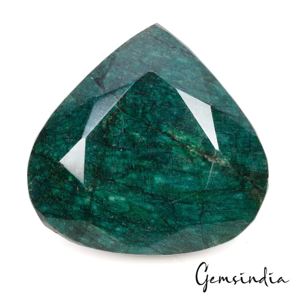 2550 Ct Natural Green Emerald Pear Faceted Huge Earth mined Museum Size Gemstone