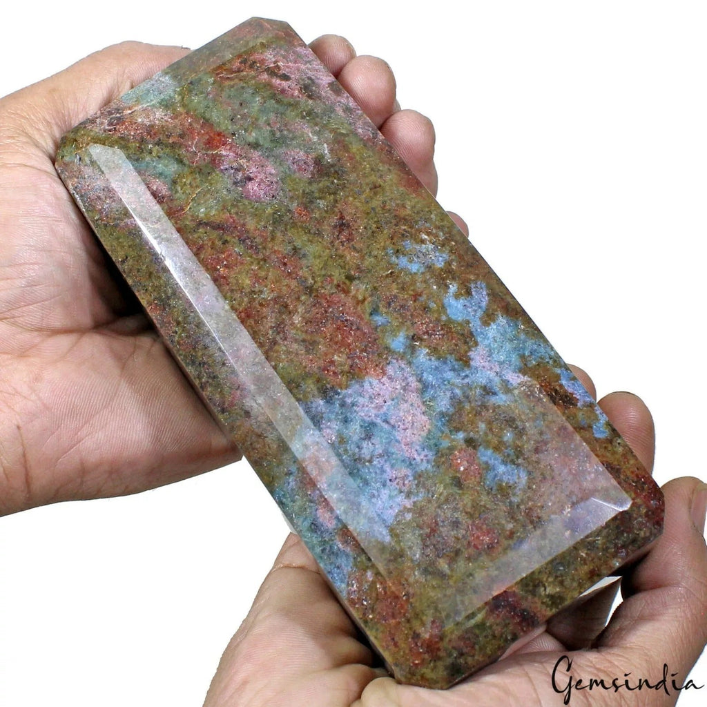 Natural Untreated Ruby Huge Octagon Cut Earth-mined Madagascar Gemstone 1680gram