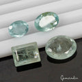33.40 Ct Natural Untreated Blue Green Aquamarine Mix Cut Loose Gems For Jewelry