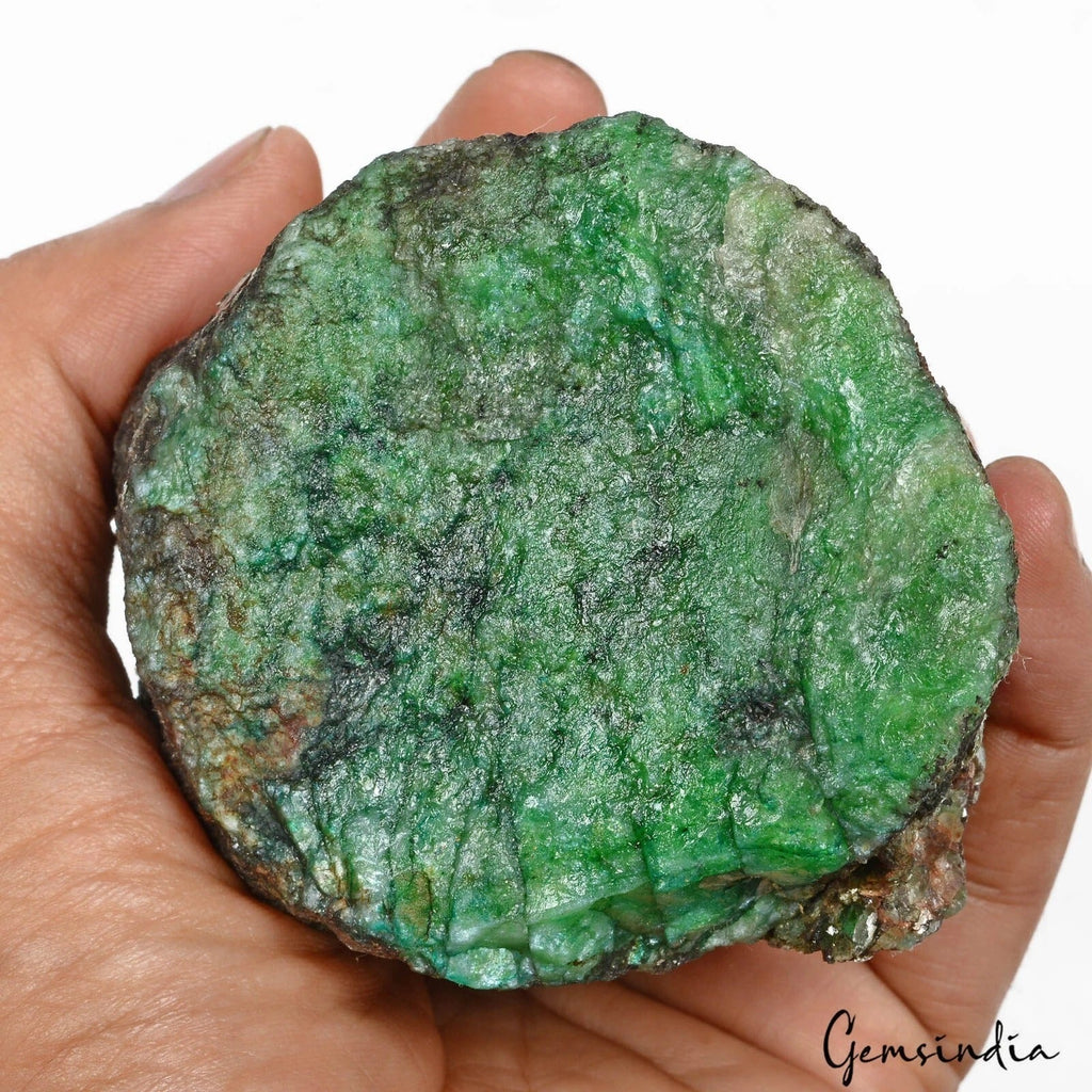 2770 Cts Natural Brazilian Green Emerald Uncut Rough Rock Huge Loose Healing Gem