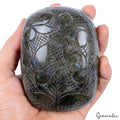 3100 Ct Canadian Natural Labradorite Carving Certified Untreated Oval Gemstone