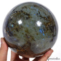 Natural Labradorite 4.17 Kilo Crystal Healing Mineral Gemstone Sphere With Stand