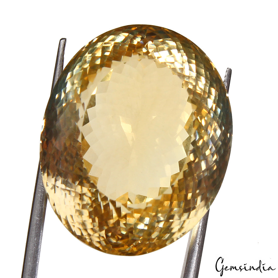 48.10 Cts VVS Natural Citrine AAA Yellow Huge Oval Cut Loose Dazzling Gemstone