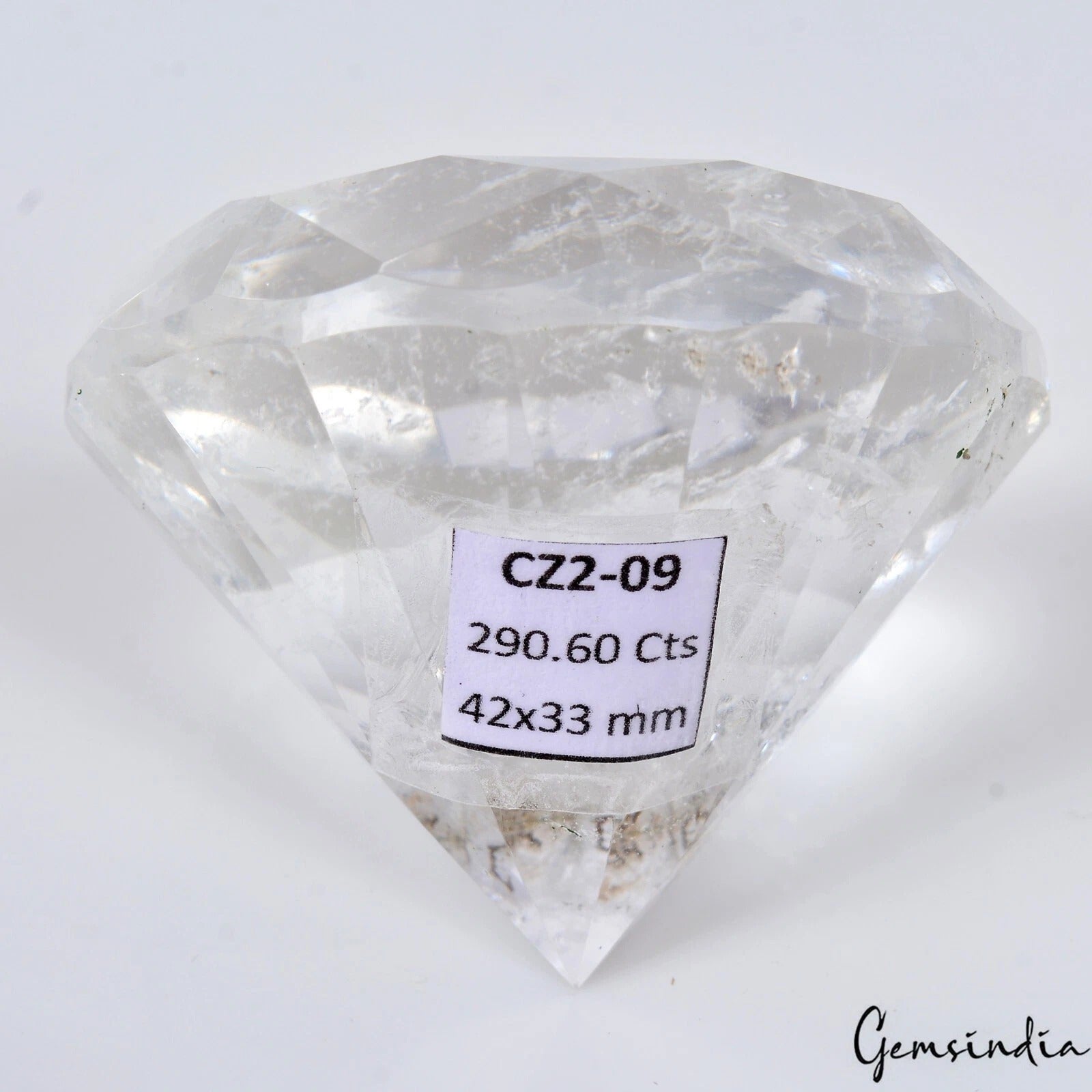290.60 Cts Natural Untreated White Quartz Crystal Round Cut Loose Huge Size Gem