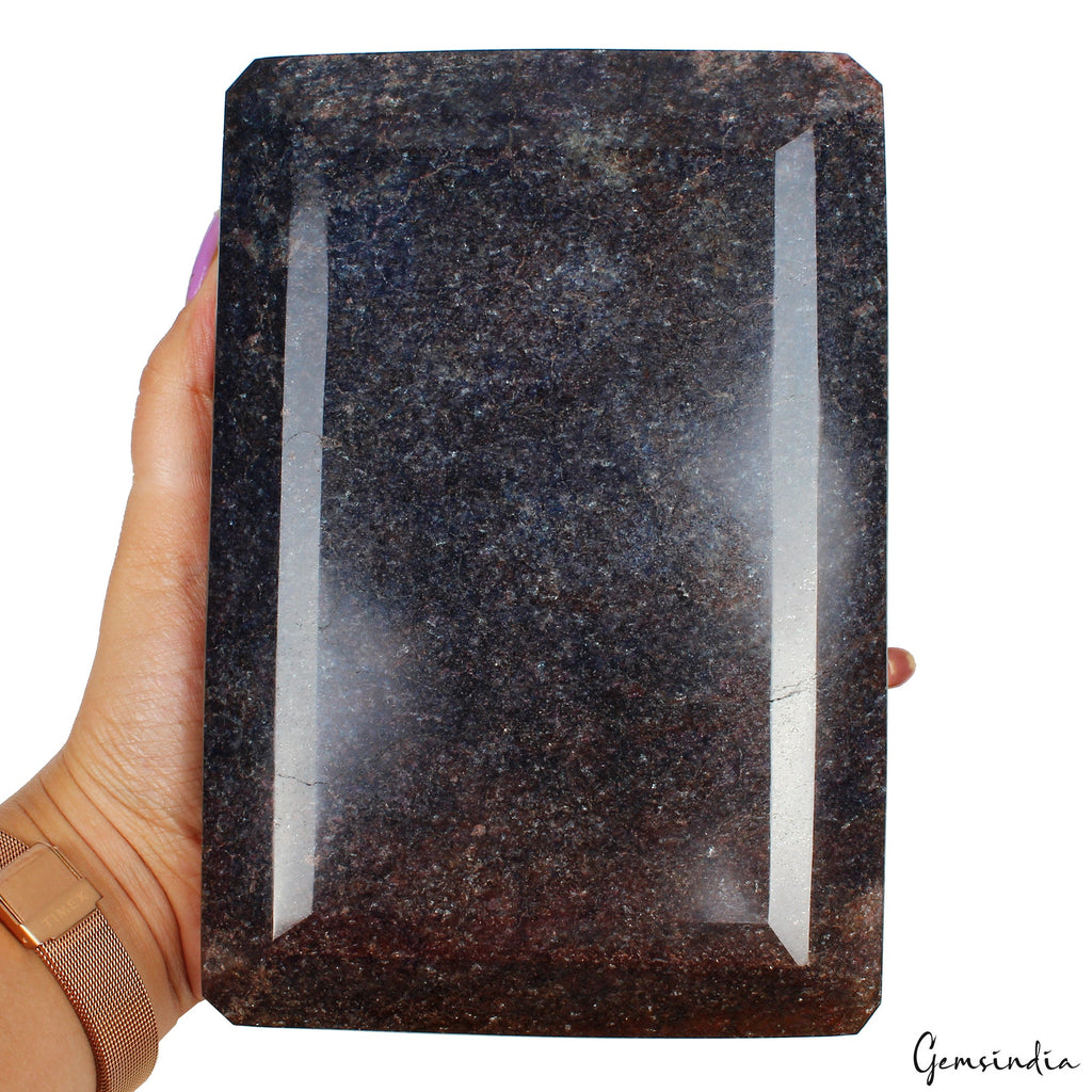 3.8 Kilo Natural Blue Sapphire Octagon Cut Earth mined Huge Museum Size Gemstone