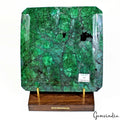 Huge 2.65 Kilo Green Brazilian Emerald Octagon Cut Faceted Earth Mined Loose Gem