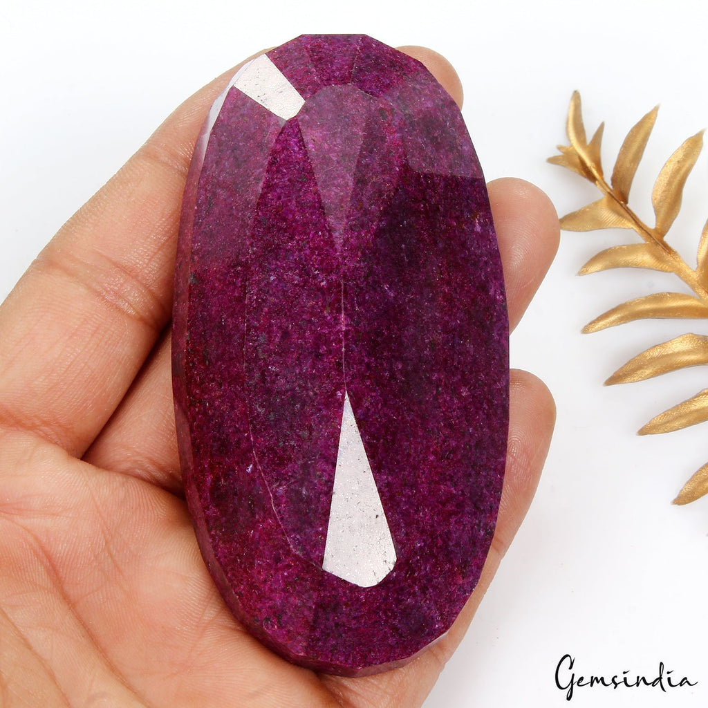 1050 Cts Natural Ruby Huge Oval Faceted Earth Mined Gemstone From Madagascar