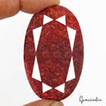200 Ct Natural Red USA Beryl Bixbite Oval Faceted Cut Loose Earth Mined Huge Gem