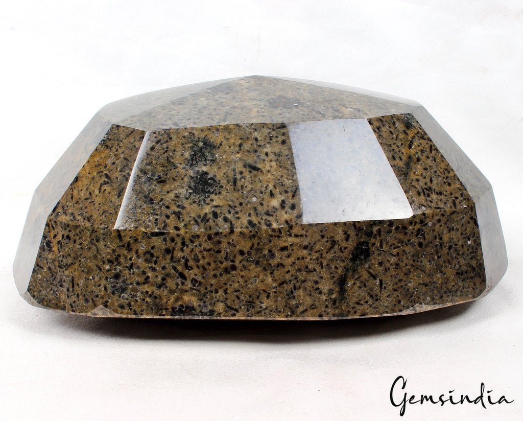 Biggest 17 Kg Natural Untreated Sapphire Oval Cut Leopard Pattern Rare Huge Gem