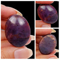 Certified 107 Ct Natural Unheated Natural Red Star Ruby Oval Cab Loose Rare Gem